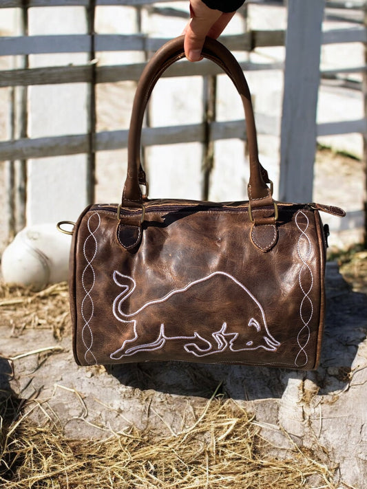 Bull Vintage Leather Speedy Bag