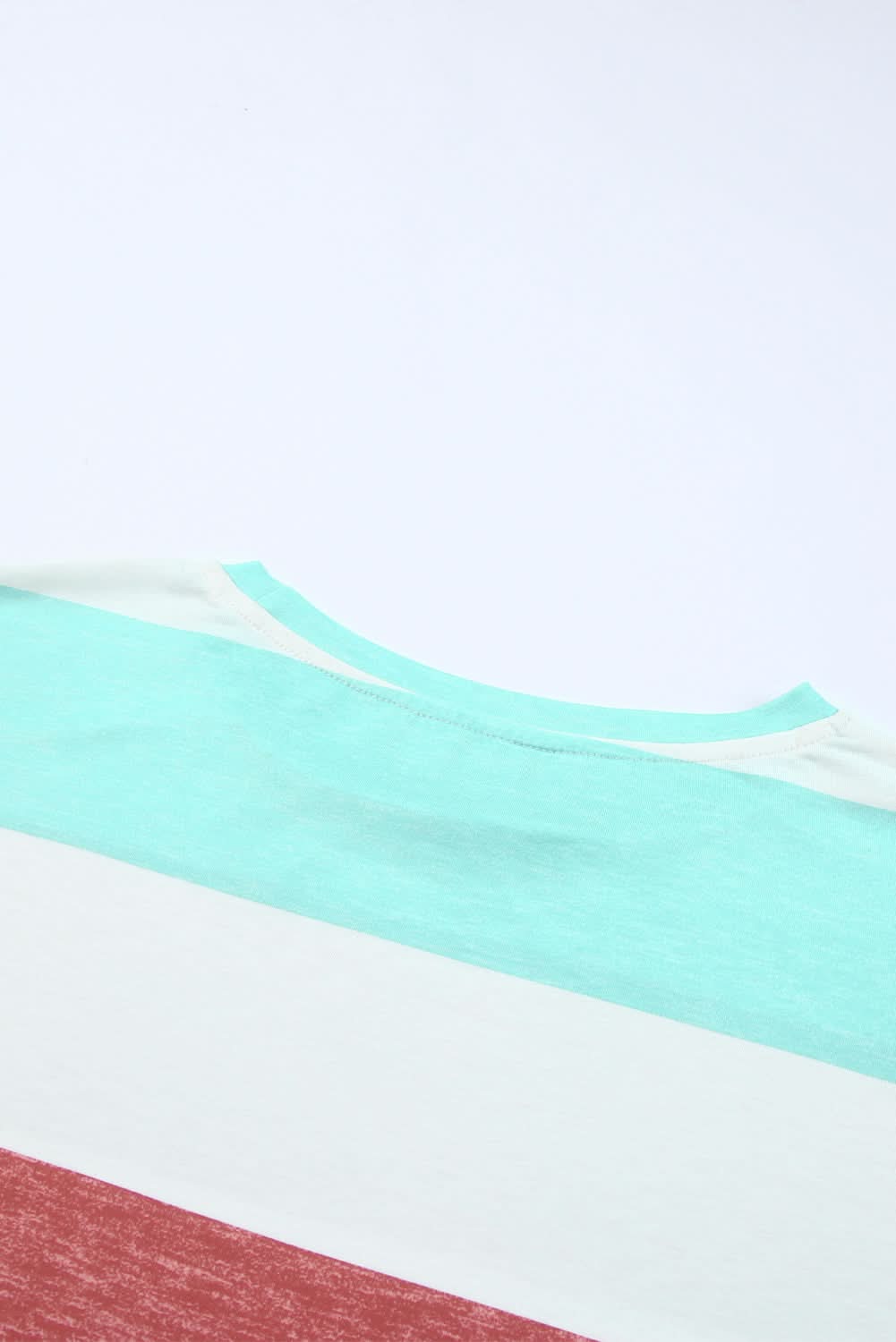 Plus Size Colorblock Pullover