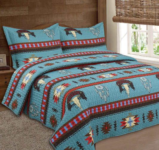 Southwest inspired 3pc Quilt