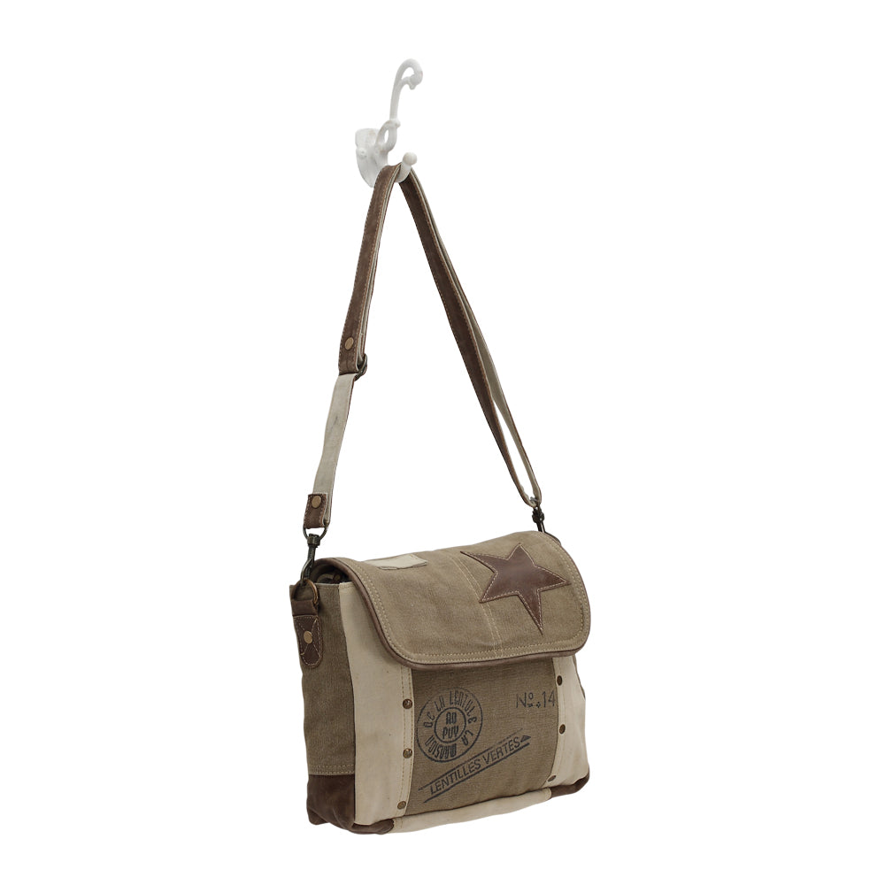 Leather Star Shoulder Bag
