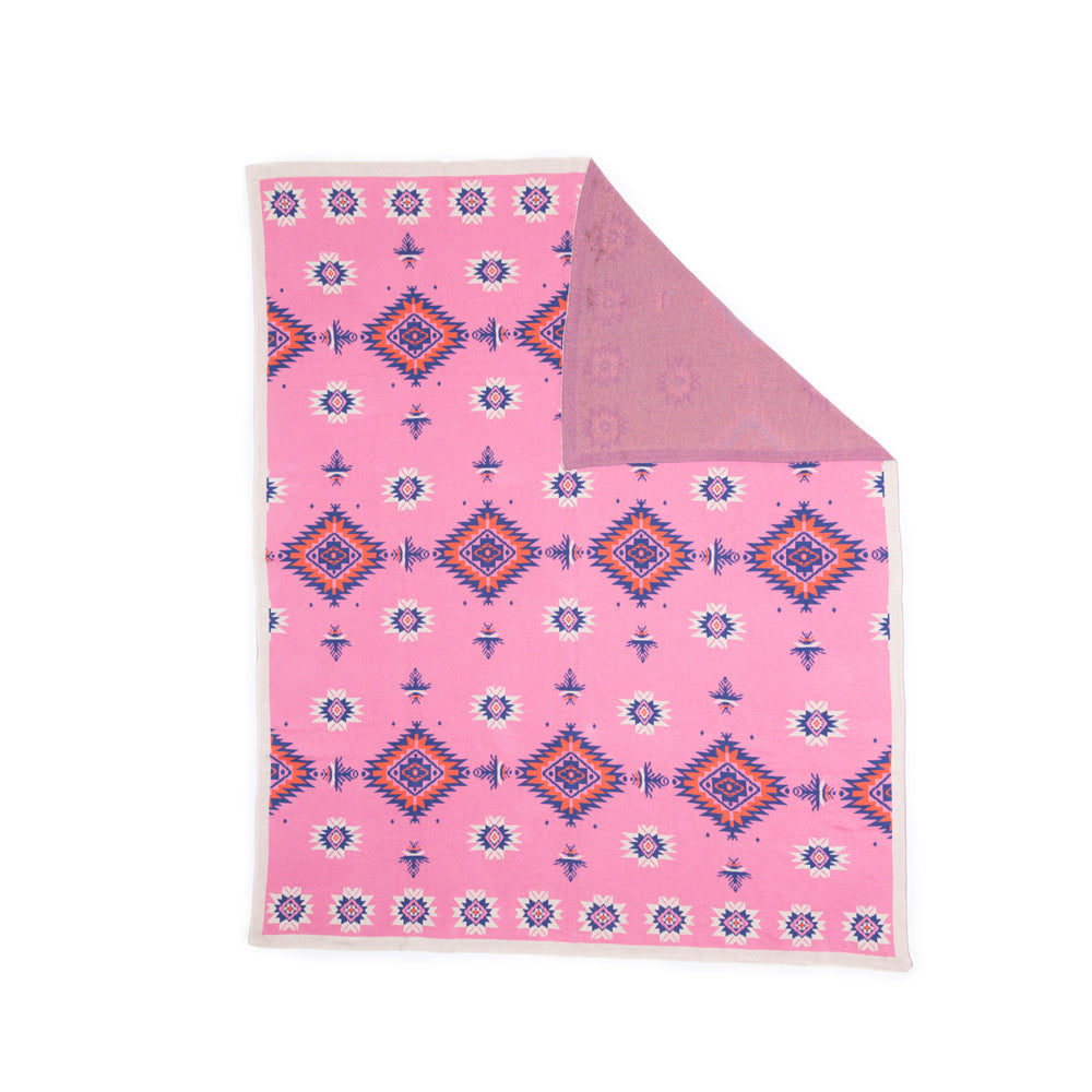 Field of Prairie Roses Throw