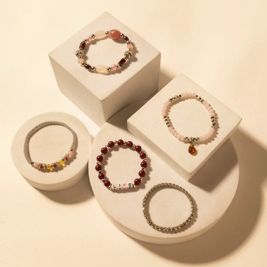 Myra Wild Soul Charm Bracelet in Desert Blush