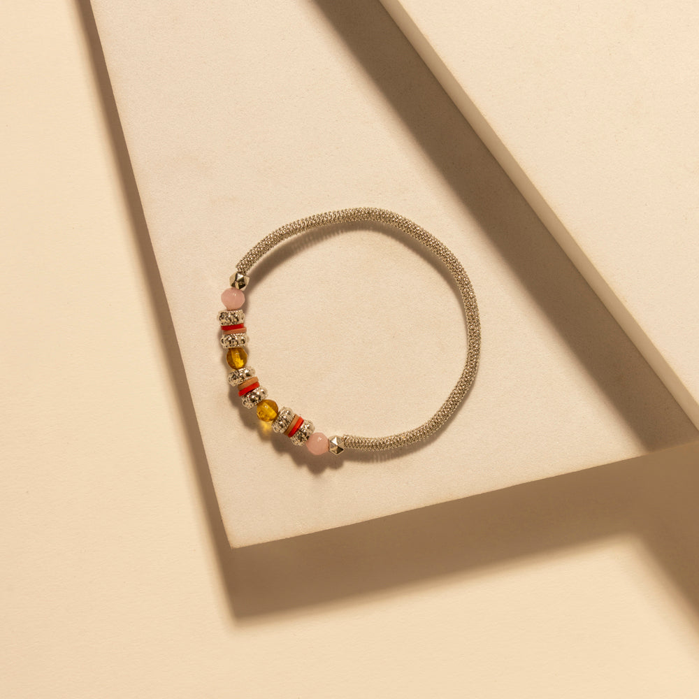 Myra Wild Soul Charm Bracelet in Desert Blush