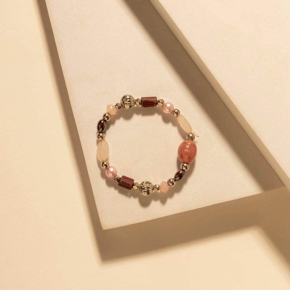 Myra Wild Soul Charm Bracelet in Desert Blush