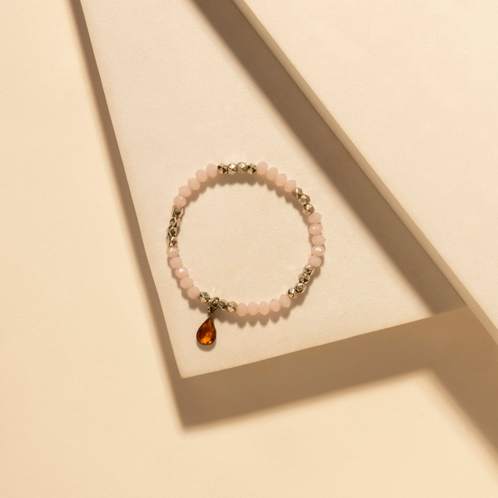 Myra Wild Soul Charm Bracelet in Desert Blush