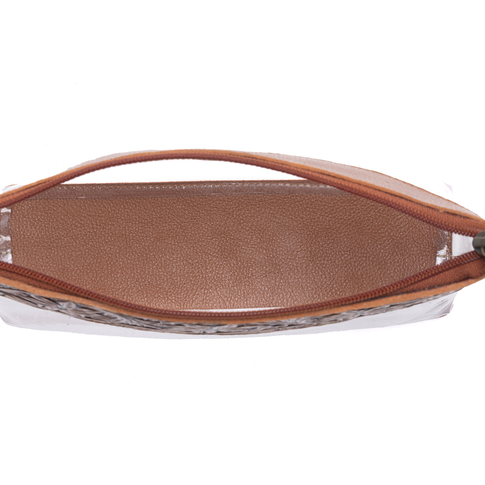 Myra Rodeo Frontier Clear Bag in Bridle Biscuit