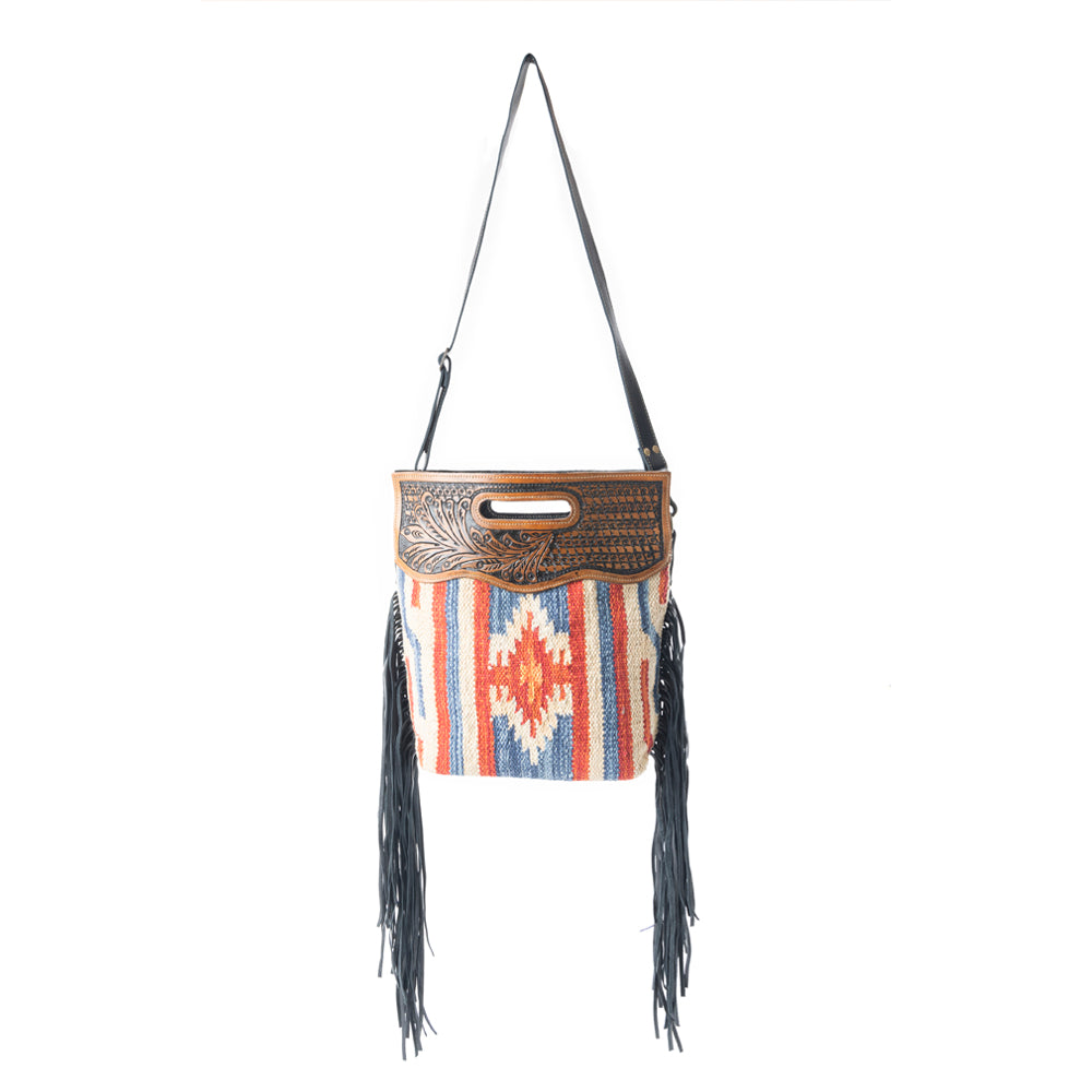 IMPACTFUL HAND TOOLED BAG