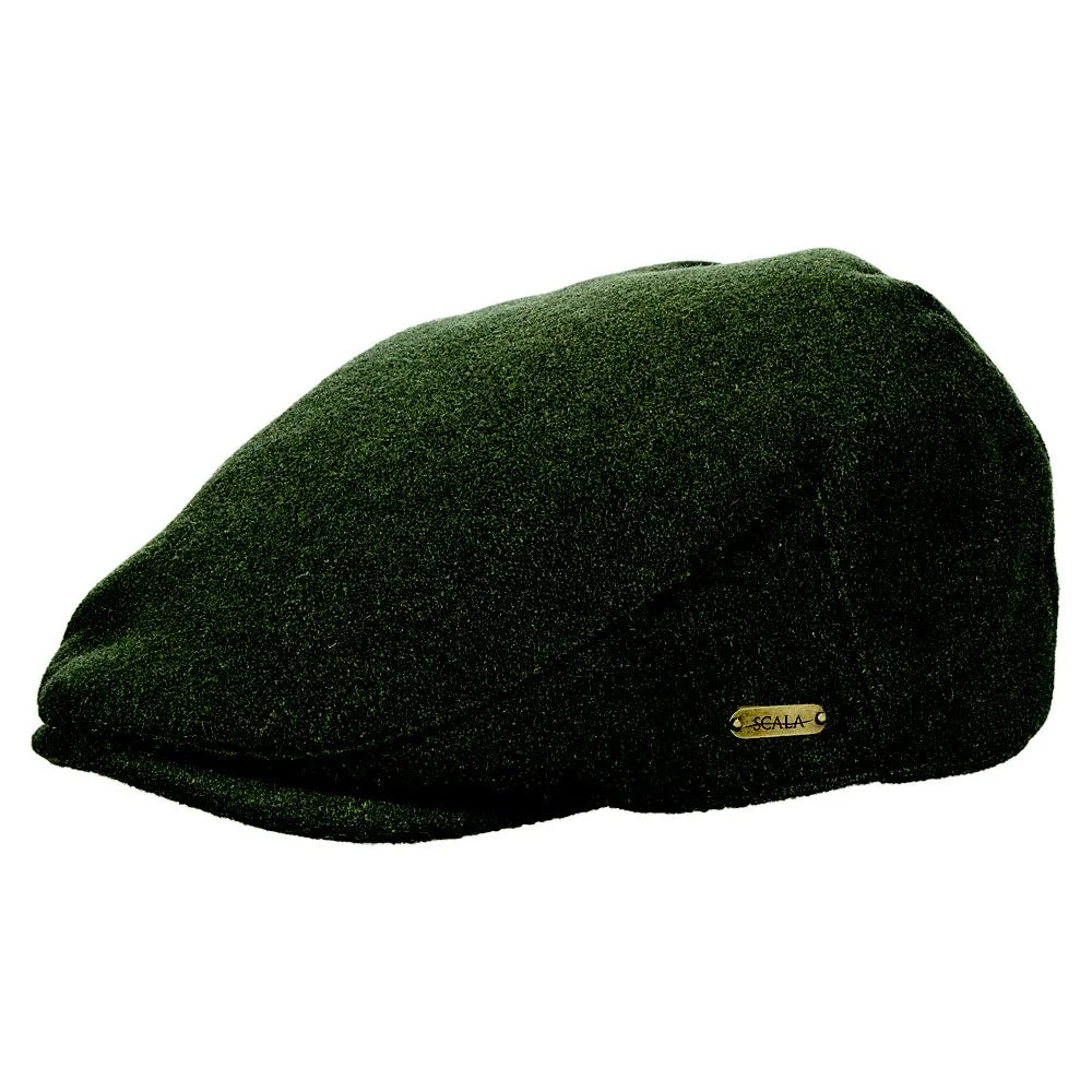 Scala Oxford - Wool Blend Flat Cap