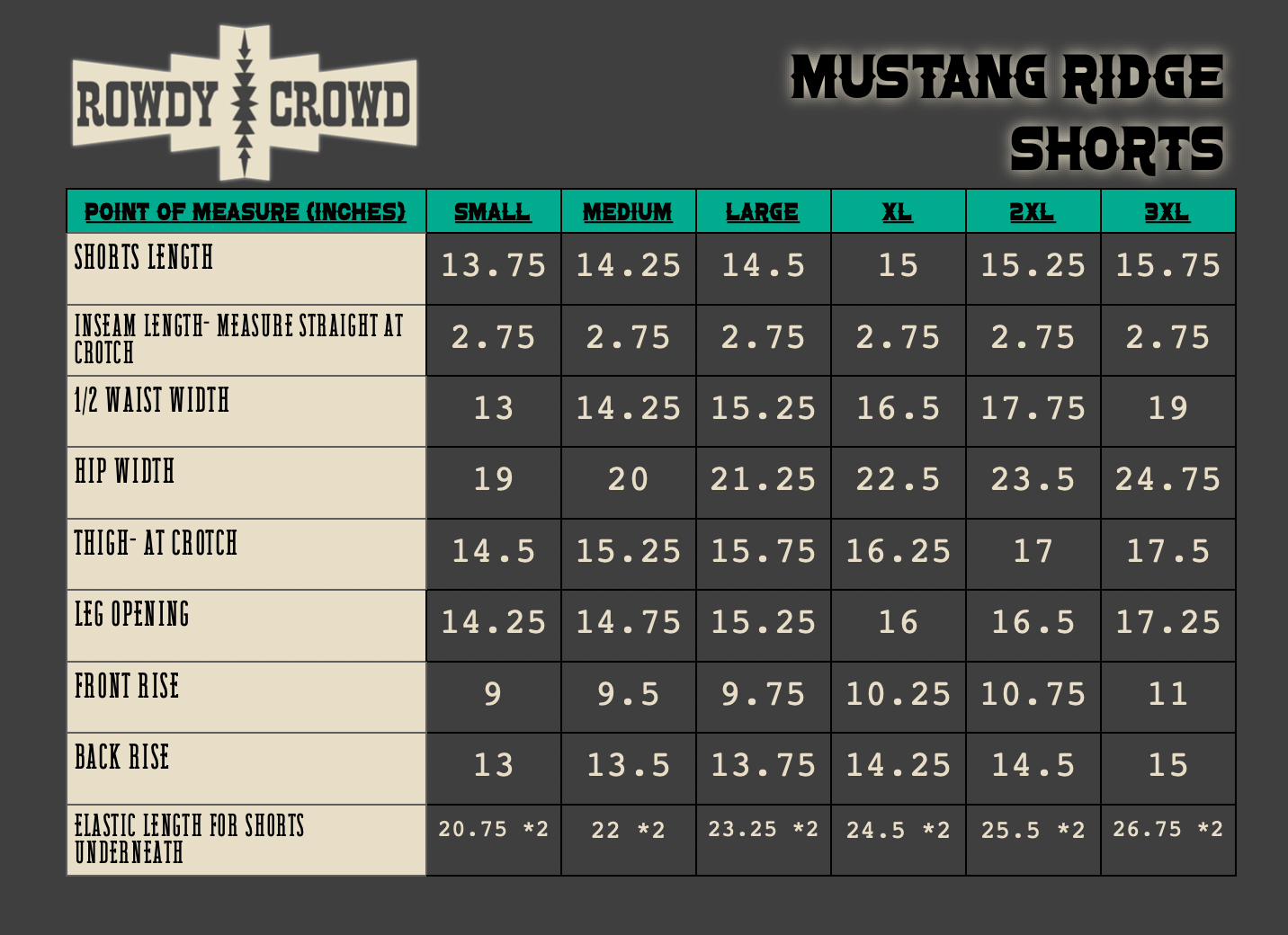 DS Mustang Ridge Shorts