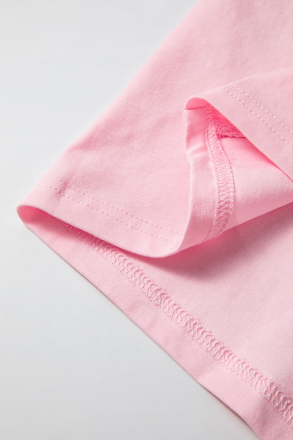 Trendy pink plus size long sleeve top