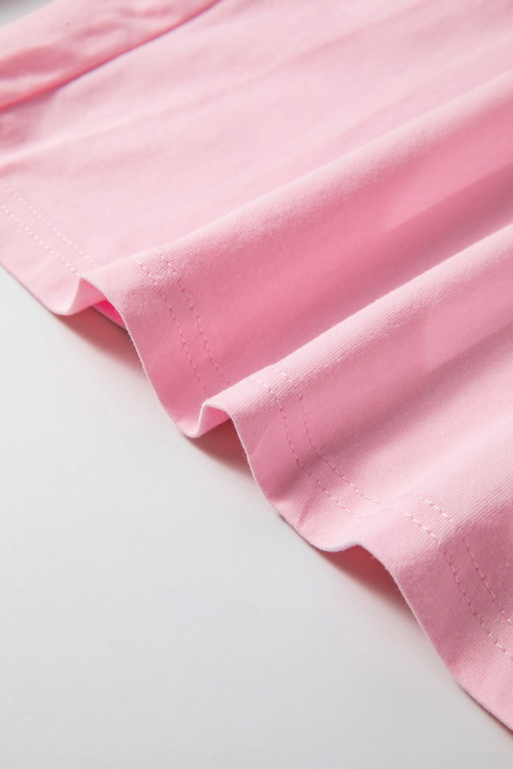 Trendy pink plus size long sleeve top