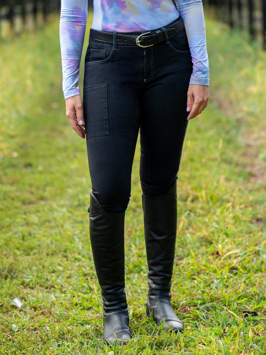Denim Full Seat Tread Breech