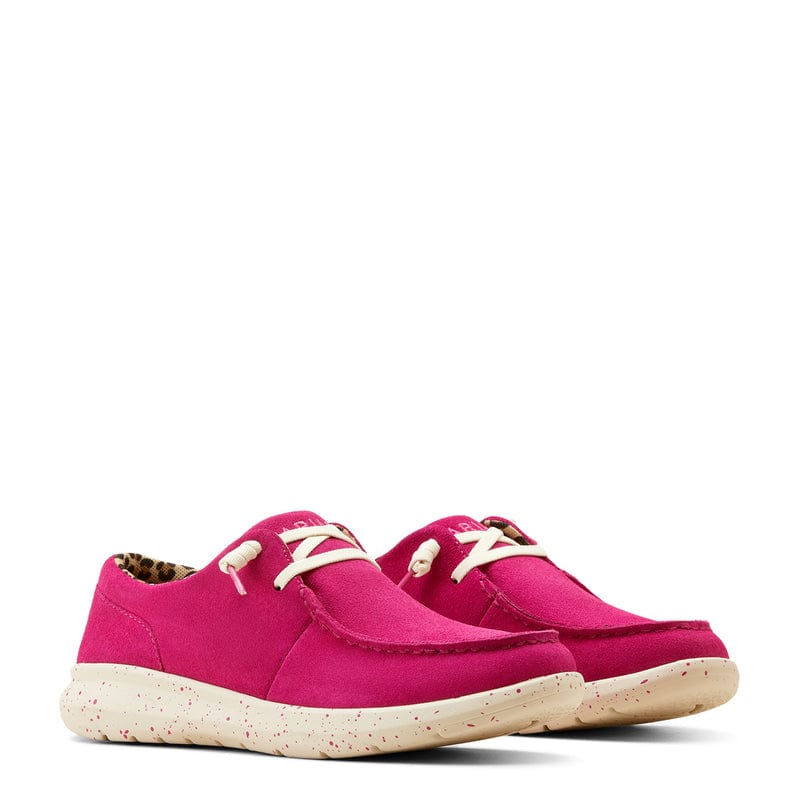 Ariat Hilo Hottest Pink shoes back view