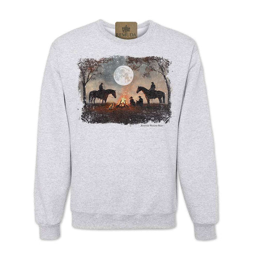 Bonfires & Broomtails - Western Adult Unisex Sweatshirt
