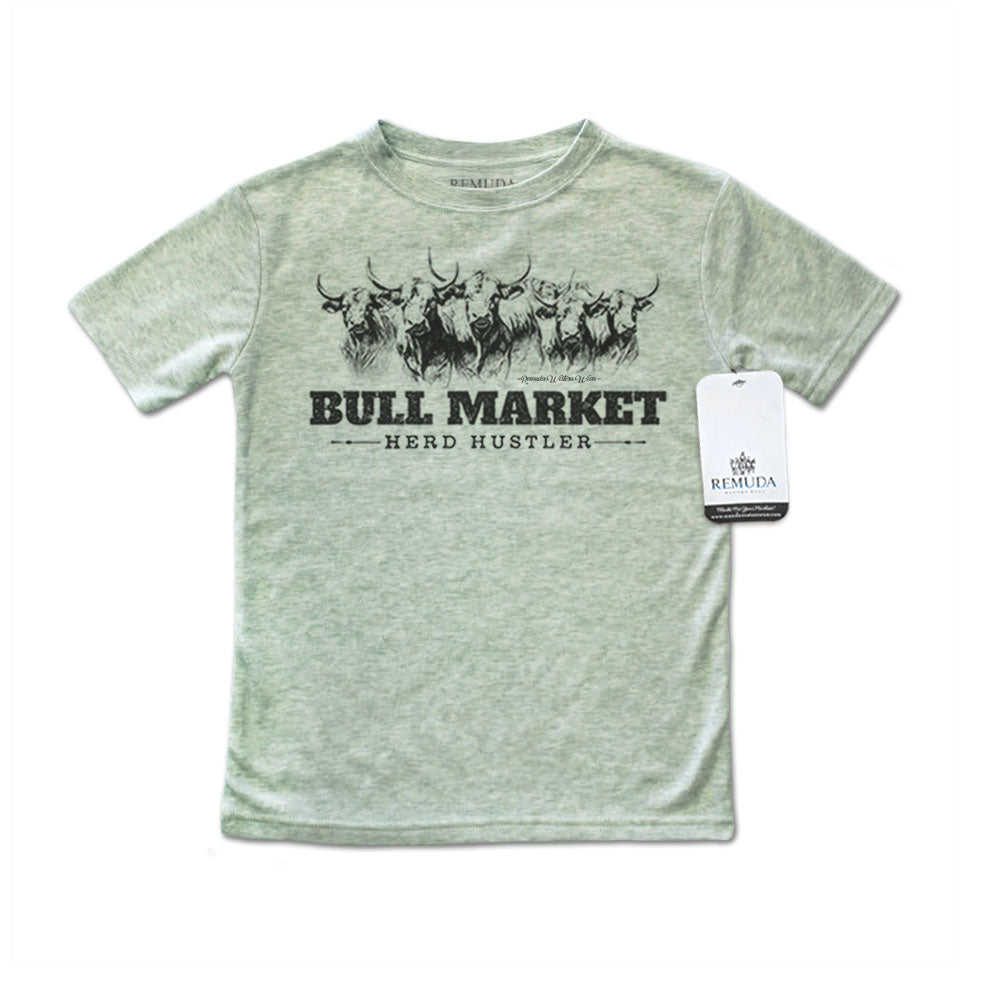 Bull Market Herd Hustler - Western Toddler Tee