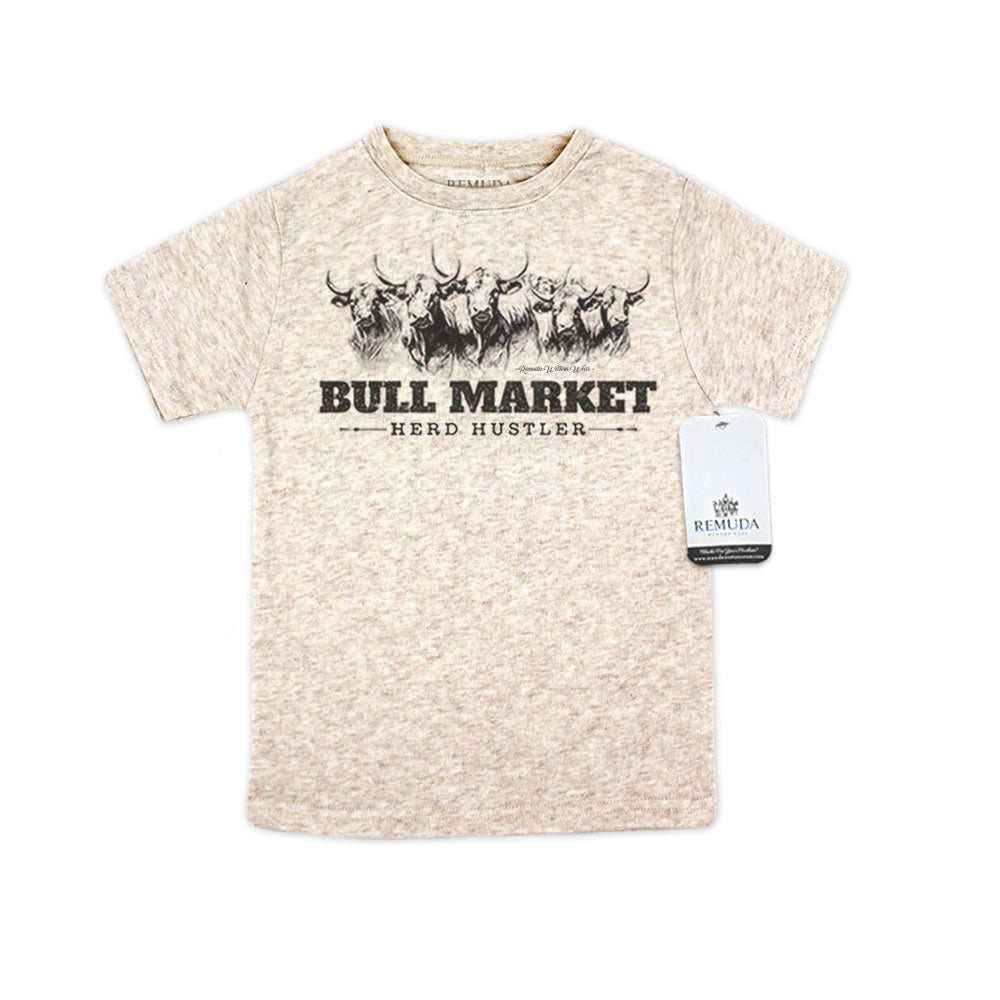 Bull Market Herd Hustler - Western Toddler Tee