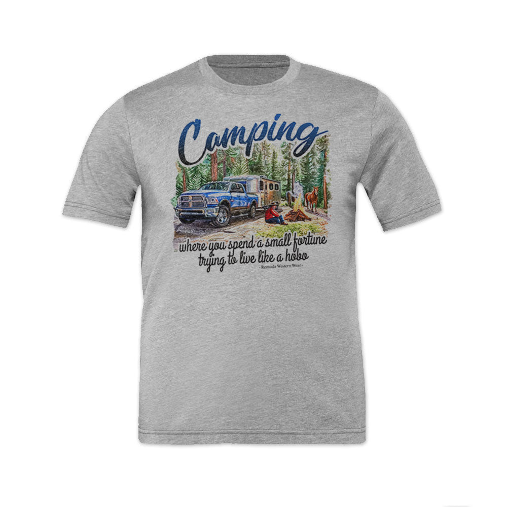CAMPING IRONY Adult Unisex Western Tee T-Shirt