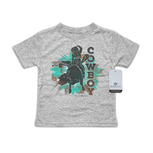 Cowboy Bull Rider - Infant Kids Western Tee T-Shirt