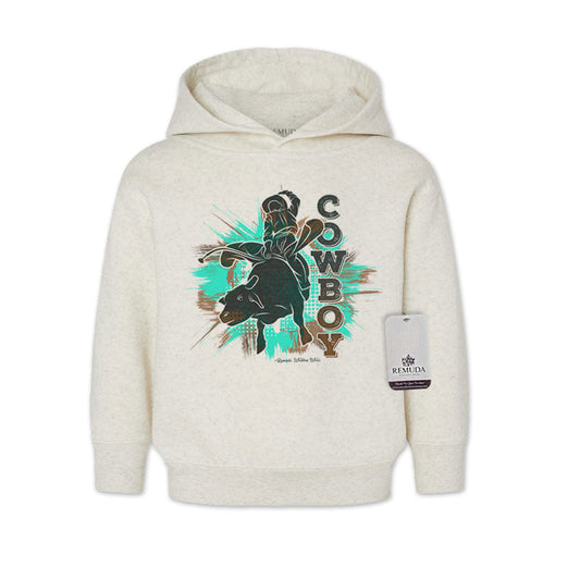 Cowboy Rodeo Bull Rider - Toddler Western Hoodie