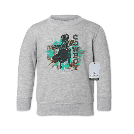 Cowboy Rodeo Bull Rider - Western Toddler Sweatshirt