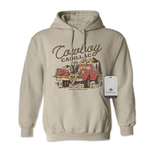 Cowboy Cadillac - Adult Unisex Western Hoodie