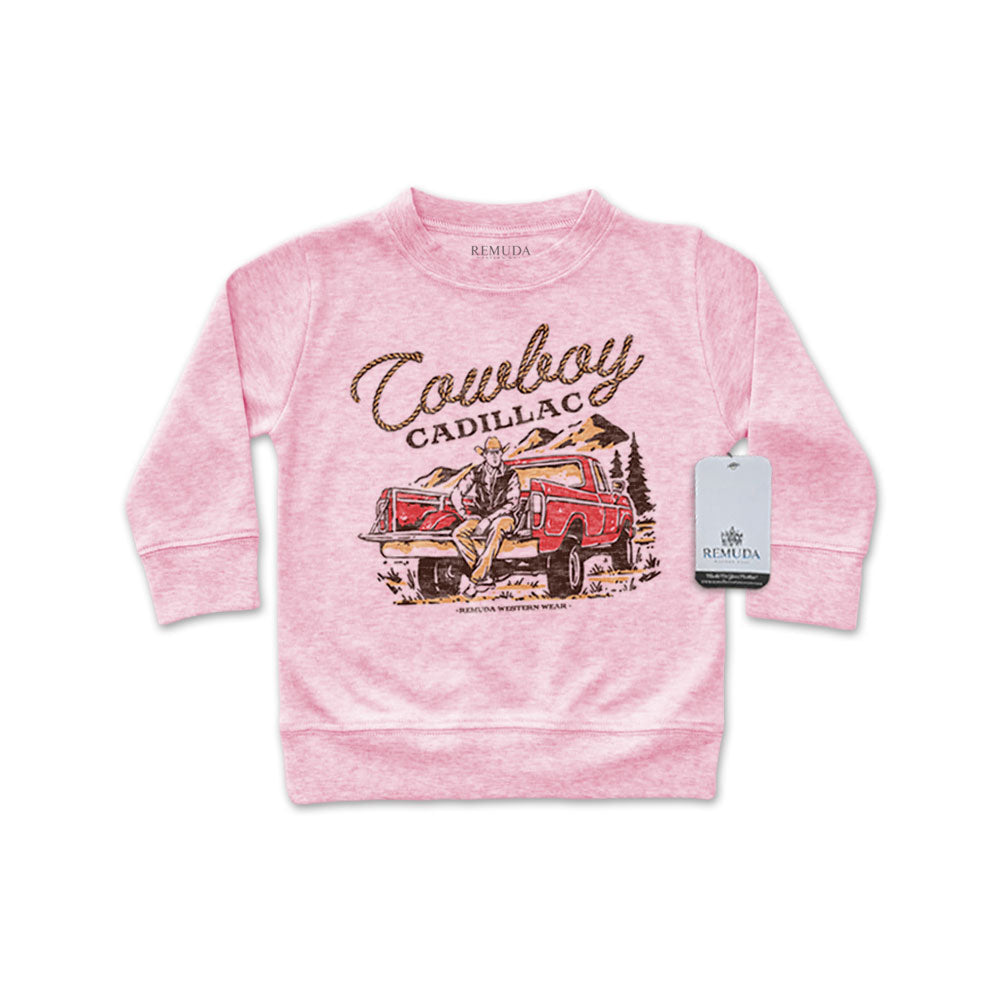 Cowboy Cadillac - Western Infant Long Sleeve Pullover Shirt