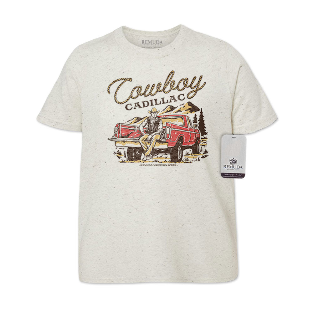 Cowboy Cadillac - Youth Western Tee T-Shirt
