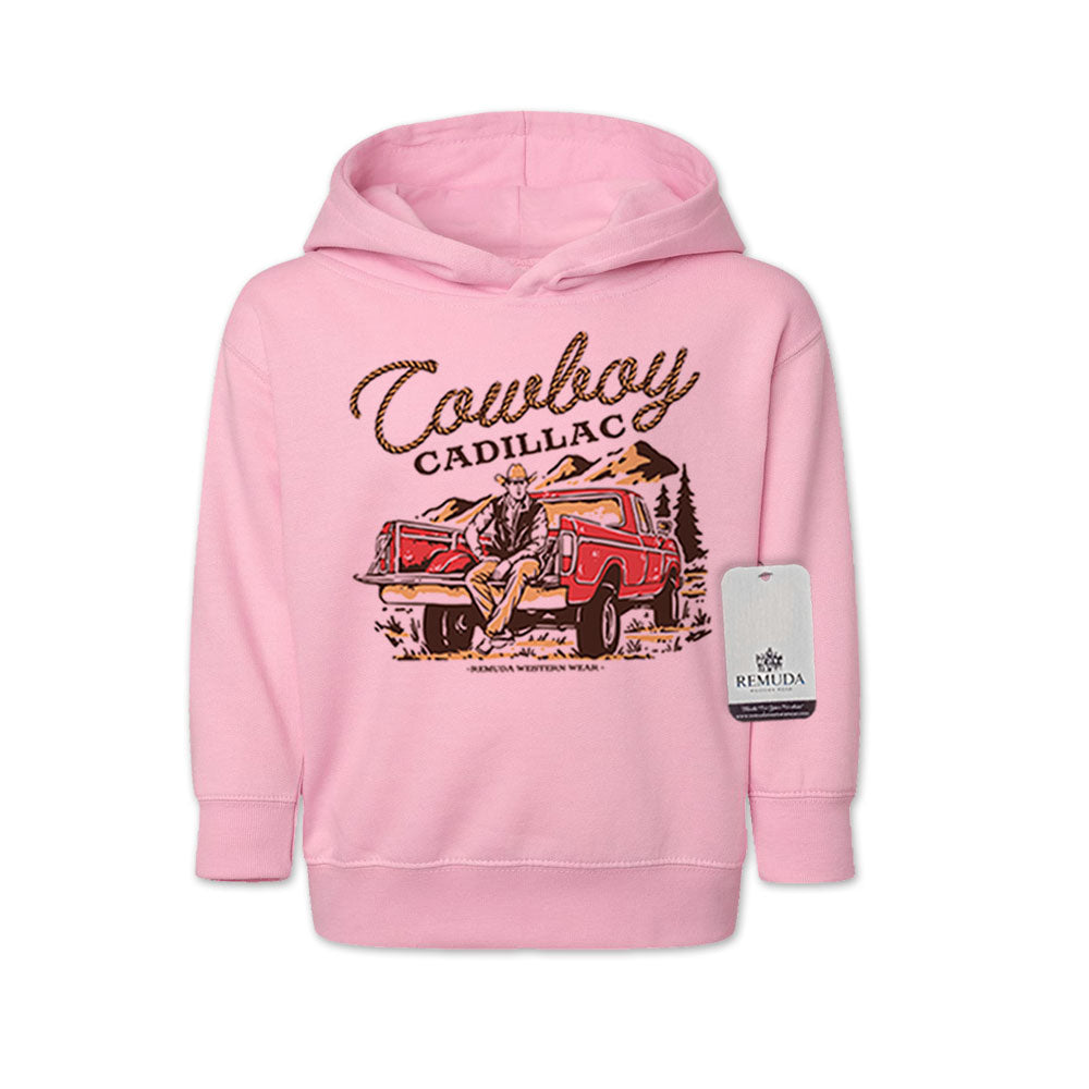 Cowboy Cadillac - Toddler Western Pullover Hoodie