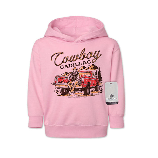 Cowboy Cadillac - Toddler Western Pullover Hoodie