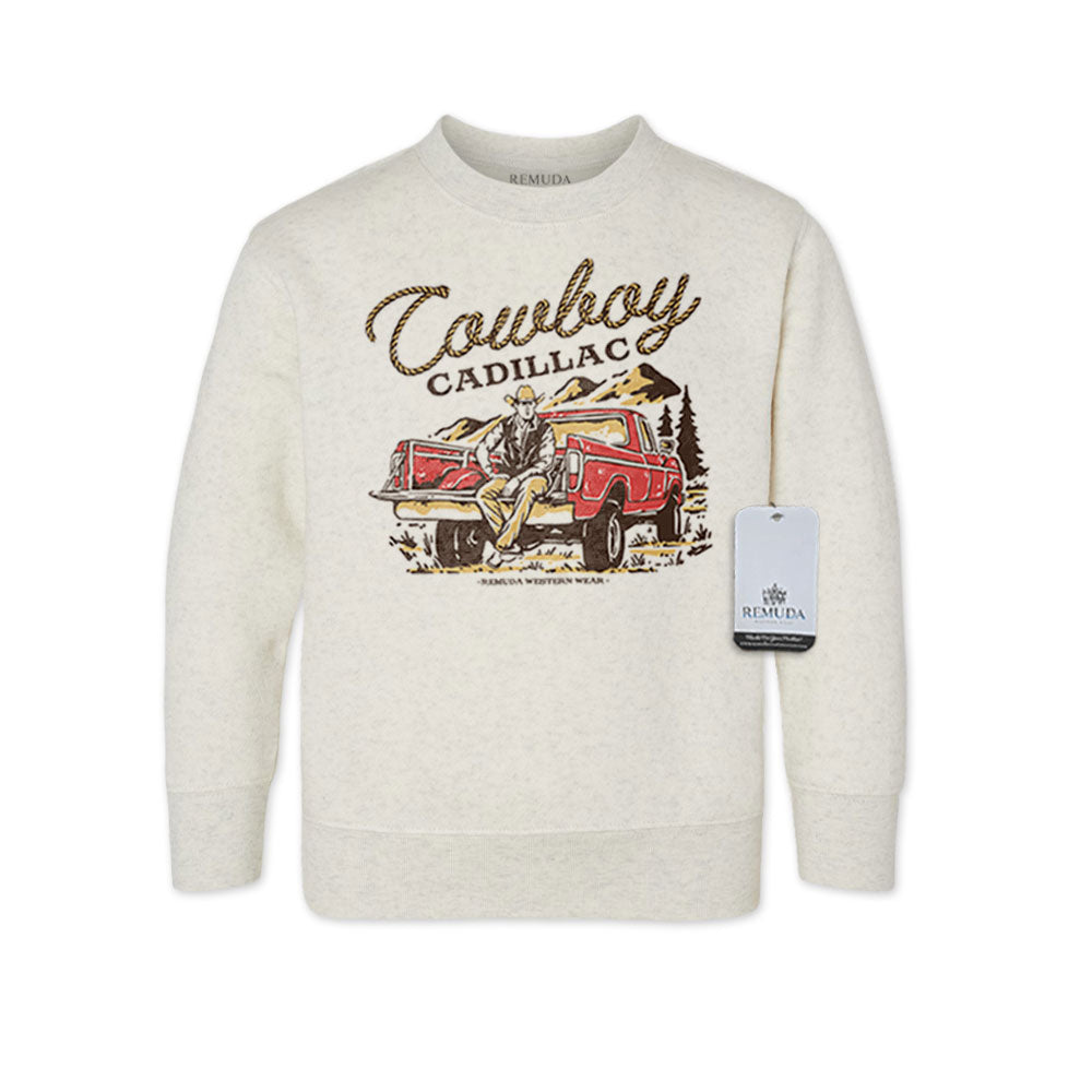 Cowboy Cadillac - Western Toddler Sweatshirt