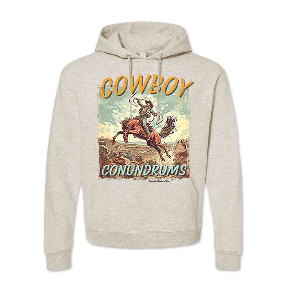 Cowboy Conundrums -  Adult Unisex Western Pullover Hoodie
