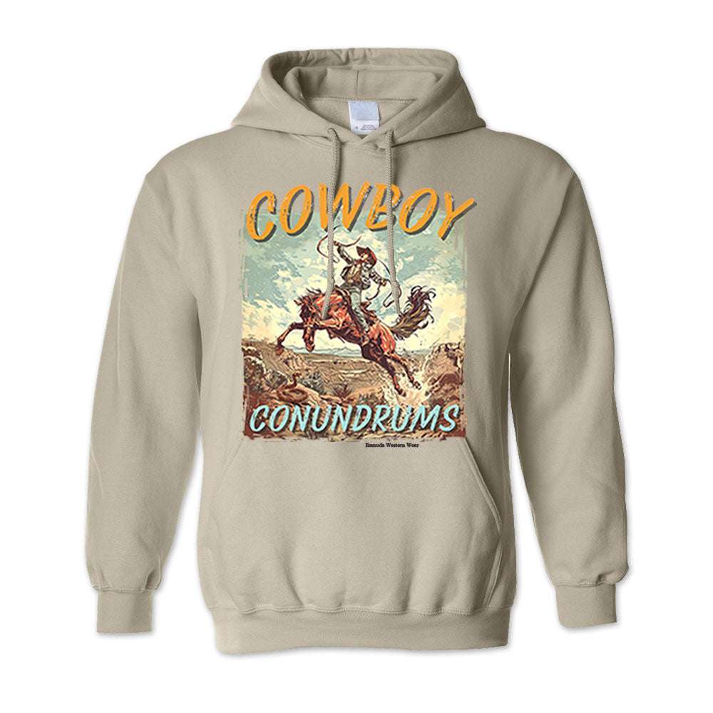 Cowboy Conundrums -  Adult Unisex Western Pullover Hoodie