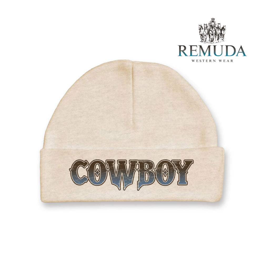 Cowboy - Infant Baby Western Beanie Hat