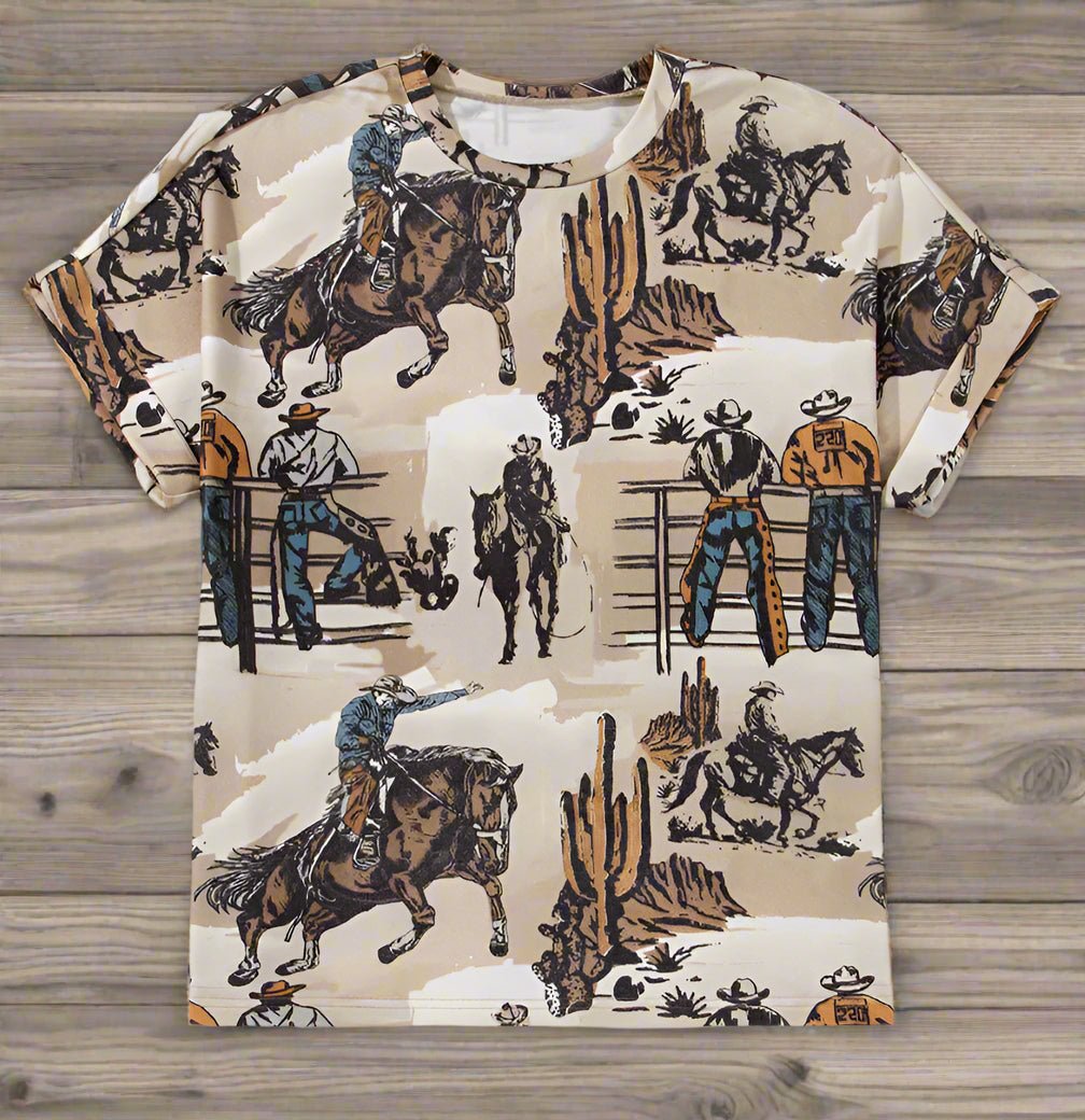 Cowboy Tshirt Women, Western Tshirt for Women,