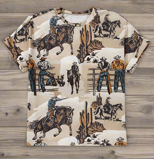 Cowboy Tshirt Women, Western Tshirt for Women,