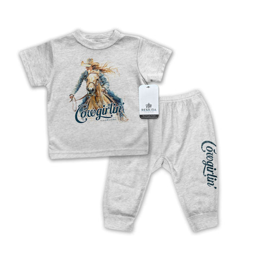 Cowgirlin' - Infant Western 2-Piece Sleepwear Pajamas