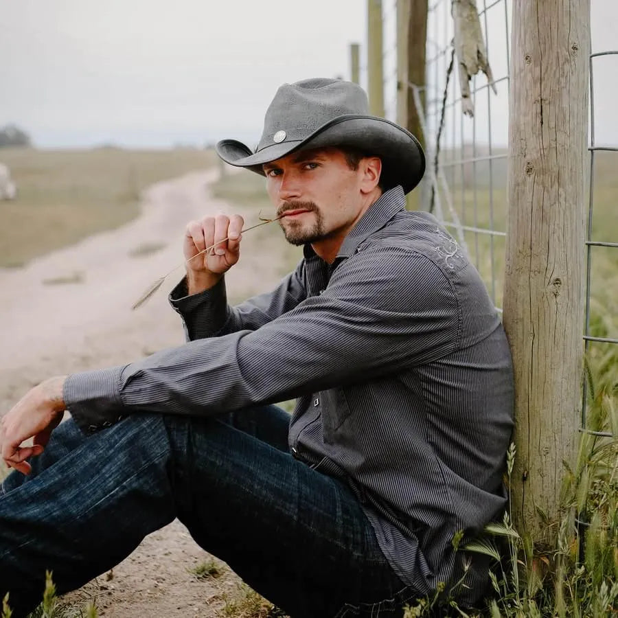 Head'n Home Cyclone (Buffalo) - Leather Cowboy Hat