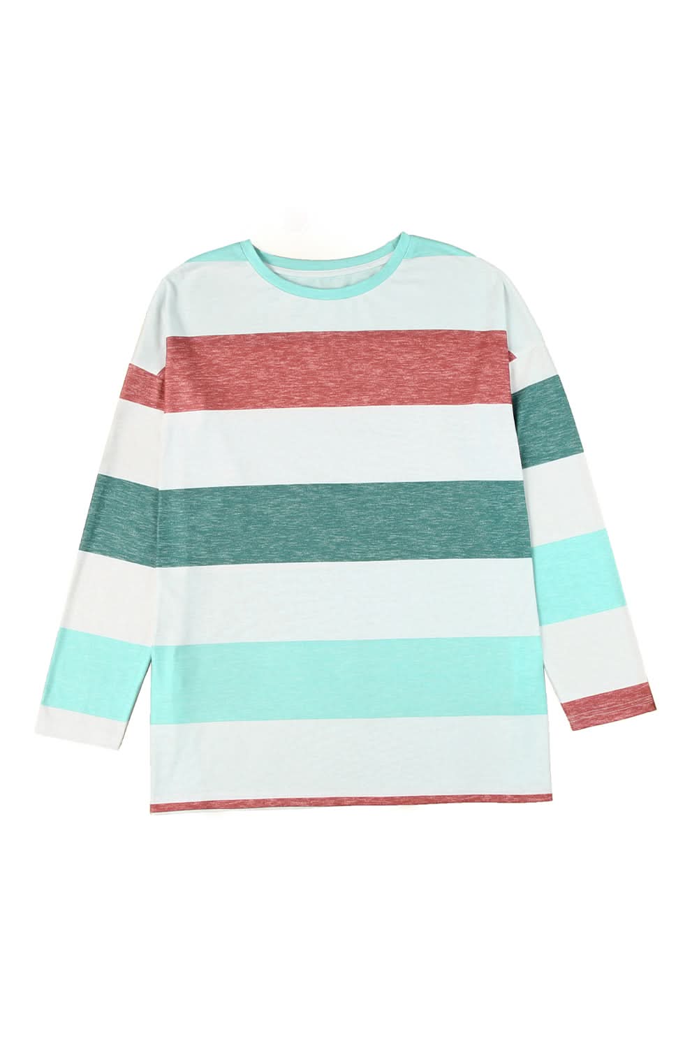 Plus Size Colorblock Pullover