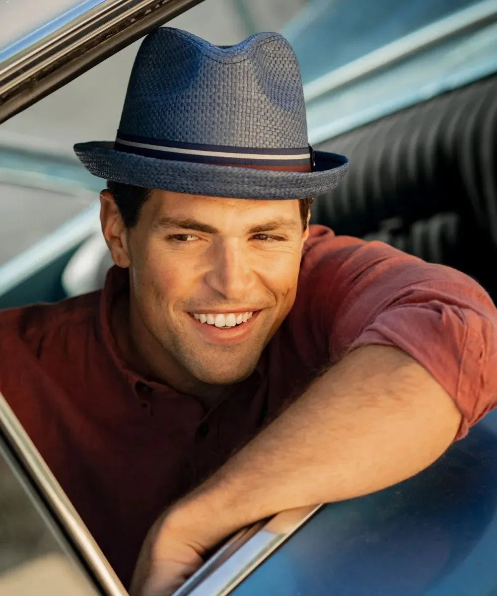 Peter Grimm Deppo - Straw Fedora Hat