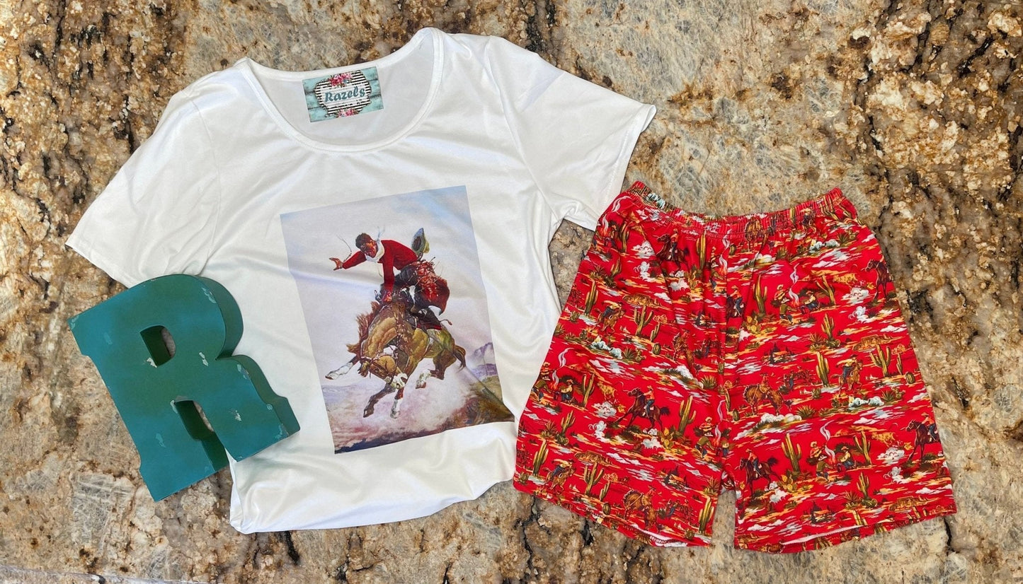 Girls Cowgirl Outfit, Cowboy Shorts