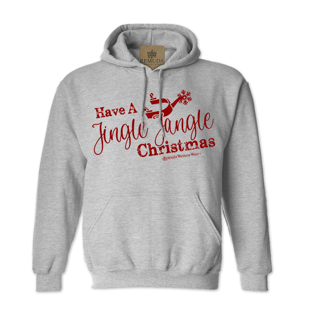 Have A Jingle Jangle Christmas - Adult Unisex Western Spur Pullover Hoodie