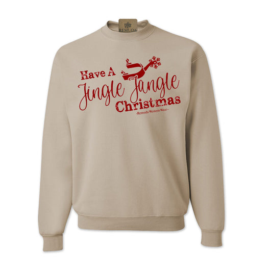 Have A Jingle Jangle Christmas - Western Adult Unisex Western Spur Sweatshirt