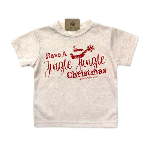 Have A Jingle Jangle Christmas - Infant Western Spur Santa Tee
