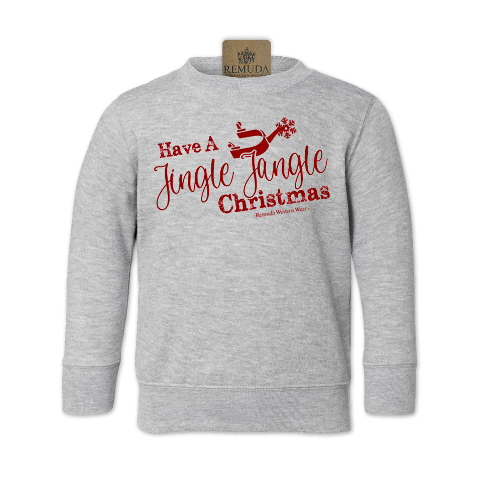 Have A Jingle Jangle Christmas - Toddler Western Spur Sweatshirt