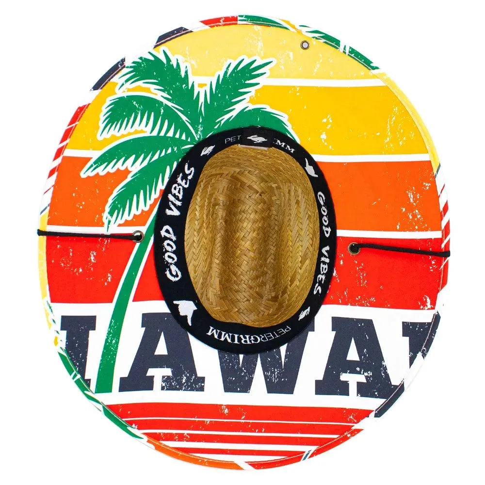 Peter Grimm Hawaii - Rye Straw Lifeguard Hat