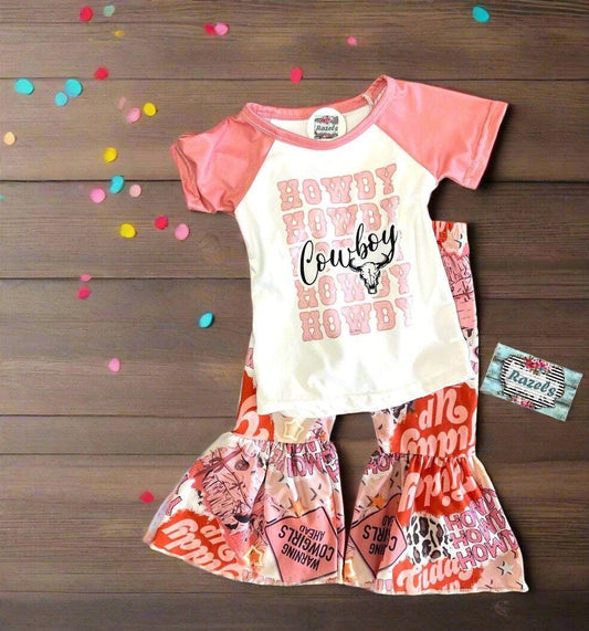 HOWDY COWBOY, Cowgirl Bell Bottom Outfits