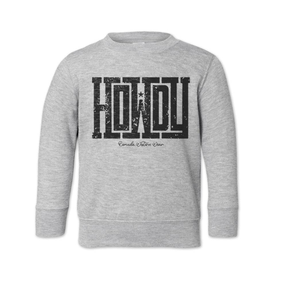 Howdy - Western Toddler Sweatshirt