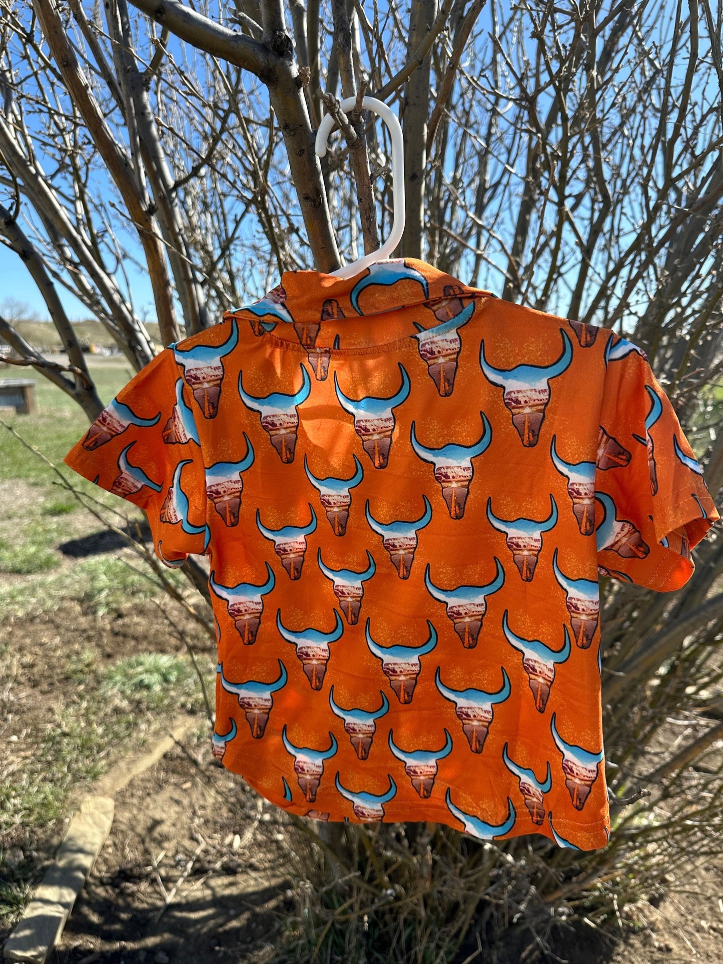 Kids Western Shirt, Cowboy Button Up Shirt