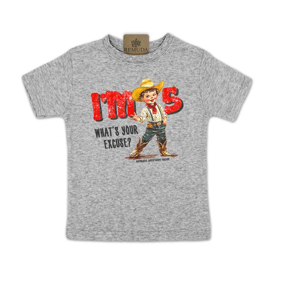 I'm 2, What's Your Excuse? - Toddler Western Tee (also comes in I'm 3, 4, & 5)