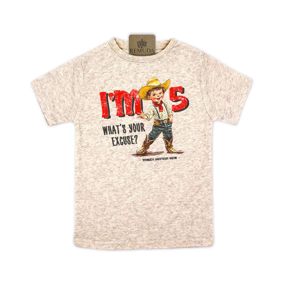 I'm 2, What's Your Excuse? - Toddler Western Tee (also comes in I'm 3, 4, & 5)